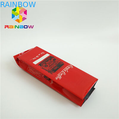 Гуссет стороны бумаги Крафт стоит вверх мешки кофе, загерметизированное печатание полиэтиленовых пакетов изготовленное на заказ