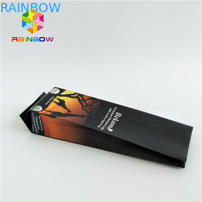 Гуссет стороны бумаги Крафт стоит вверх мешки кофе, загерметизированное печатание полиэтиленовых пакетов изготовленное на заказ