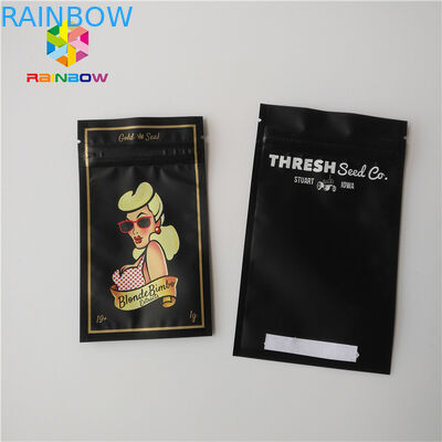 New product custom printed smell proof flavored cbd blunt wrapper hemp wraps empty packaging bag