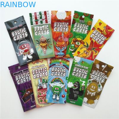 Мешки тележки экзотические пластиковые упаковывая тип изготовленное на заказ печатание Мылар сумки замка застежка-молнии