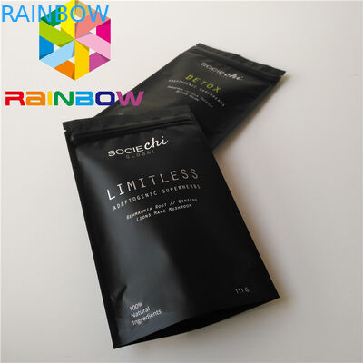 Качество еды материальное стоит вверх сумка порошка Моринга мешка молнии сформированная конусом с вкладышем фольги