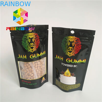 Напечатанный Мылар прокатанный фольгой Зиплок стоит вверх упаковка конопли засорителя Ммдж мешков