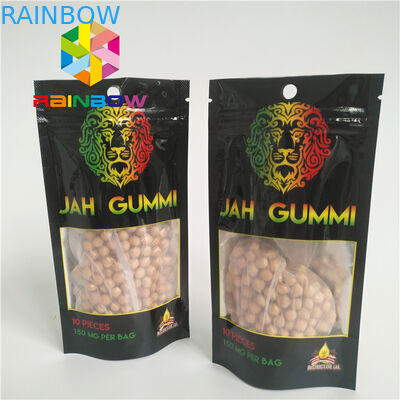 Напечатанный Мылар прокатанный фольгой Зиплок стоит вверх упаковка конопли засорителя Ммдж мешков