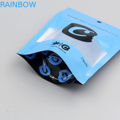 Изготовленный на заказ травяной ладан упаковывая печенья 3.5г кладет доказательство в мешки ребенка Мылар с ясным окном