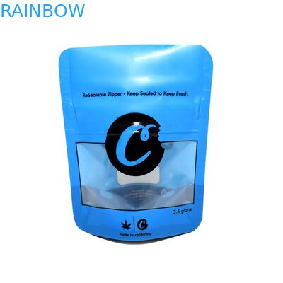 Напечатанный мешок фольги упаковывая Реклосеабле 3,5 печений сумки грамма доказательства запаха с Зиплок