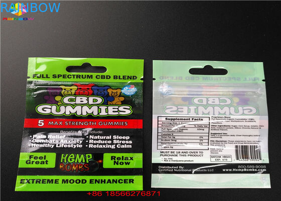 Саше Пака волдыря КБД ГУММИЭС пластиковыми прокатанное сумками алюминиевое с окном