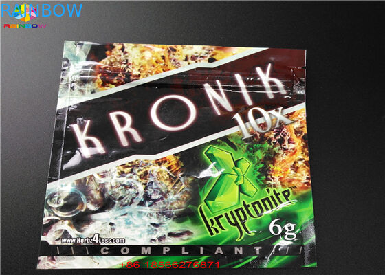 Алюминиевая фольга молнии доказательства ребенка стоит вверх порошок сахара Пакинфор патрона мешка КБД/