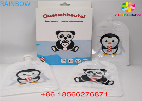 Многоразовые жидкостные сумки Споут, стоят вверх мешки с Споут сока фольги Дойпак крышки