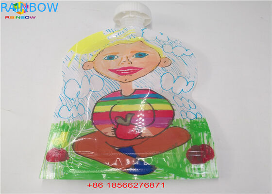 Многоразовые жидкостные сумки Споут, стоят вверх мешки с Споут сока фольги Дойпак крышки