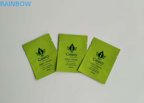 Плоский пластиковый косметический мешок порошка мытья сливк тела алюминиевой фольги сумки организатора упаковывая