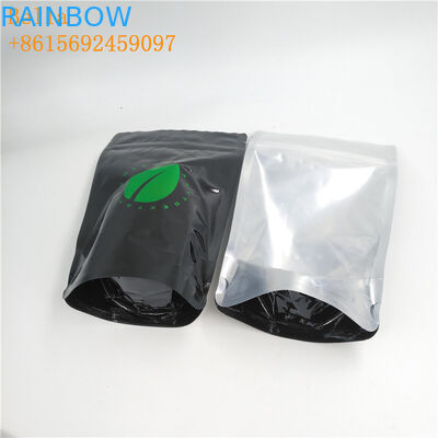 Голографические пластиковые пакетики чая упаковывая сумку еды Эко кофе с одно бортовое ясным