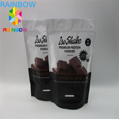 Ресиклабле пластиковые мешки упаковывая сумку еды чая алюминиевой фольги Зиплок для порошка протеина