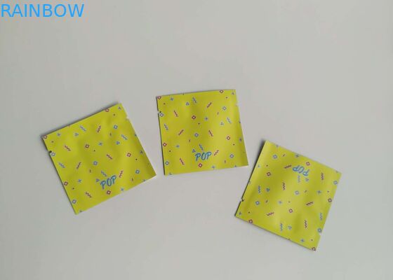 Небольшая упаковка пластиковых мешков алюминиевая стоит вверх сумка удя червя приманки с ясным окном