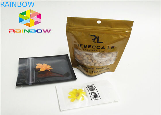 Мешки лоснистого/штейнового влияния пластиковые упаковывая бортовое уплотнение 3 для травяного ладана