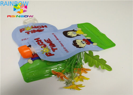 Алюминиевая фольга стоит вверх подгонянная упаковка мешка Споут печатающ пластмассу 120мл