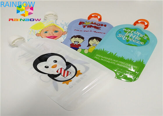 Алюминиевая фольга стоит вверх подгонянная упаковка мешка Споут печатающ пластмассу 120мл