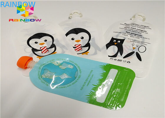 Алюминиевая фольга стоит вверх подгонянная упаковка мешка Споут печатающ пластмассу 120мл