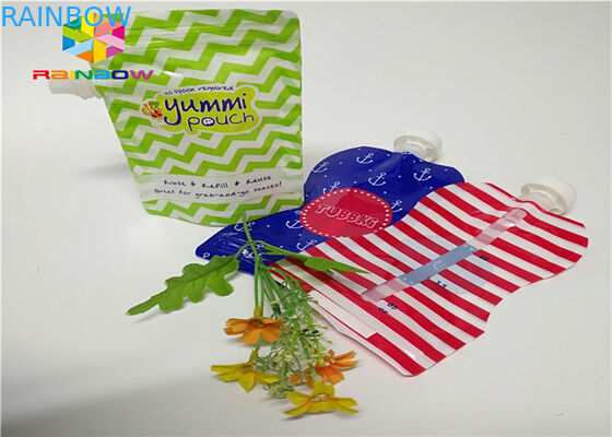 Алюминиевая фольга стоит вверх подгонянная упаковка мешка Споут печатающ пластмассу 120мл