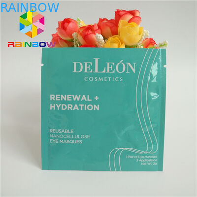 Загерметизированная сторона 3 напечатала Зиплок прокатанную сумками маску глаза алюминиевой фольги лицевую