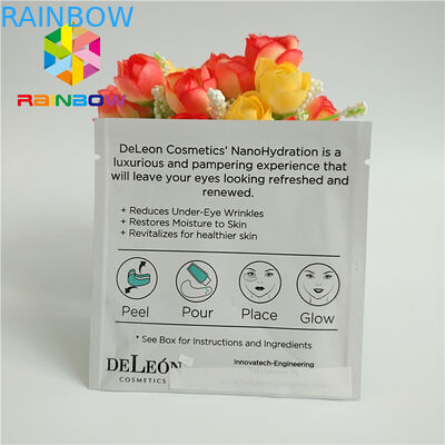 Загерметизированная сторона 3 напечатала Зиплок прокатанную сумками маску глаза алюминиевой фольги лицевую