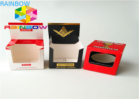 Подгоняйте коробку логотипа бумажную упаковывая лоснистой материал фольги косметической бумажной повторно использованный упаковкой