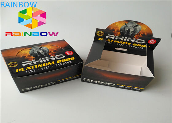 Подгоняйте коробку логотипа бумажную упаковывая лоснистой материал фольги косметической бумажной повторно использованный упаковкой