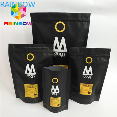 Стойте вверх напечатанная упаковка пластиковых мешков одной сумке кофе клапана пути Зиплок