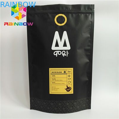 Стойте вверх напечатанная упаковка пластиковых мешков одной сумке кофе клапана пути Зиплок