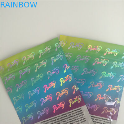 Холограм печатая травяной ладан упаковывая, печенья стоит вверх пластиковый мешок для большого Альс экзотического