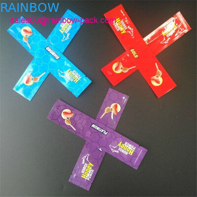 Мешок фольги саше порошка меда лошади упаковывая золотую королевскую сумку Вип Малайзии меда