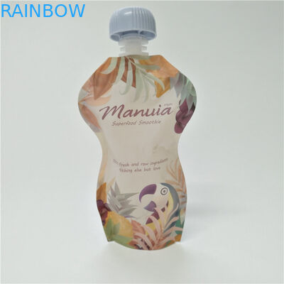 Подгонянный печатающ мешок детского питания безопасной крышки ребенка мешка Споут упаковывая многоразовый