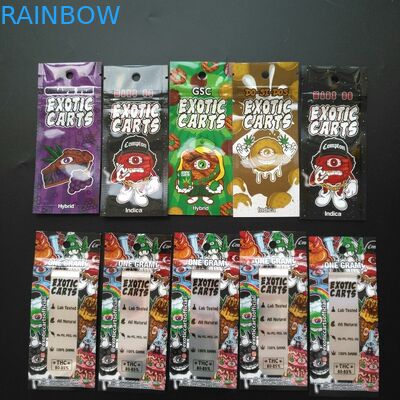 Чильдпрооф травяной ладан упаковывая печатание Холограм цифров стоит вверх пластиковый мешок