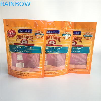 Изготовленная на заказ упаковка пластиковых мешков печатания стоит вверх сумка молнии с одним клапаном пути дегазируя