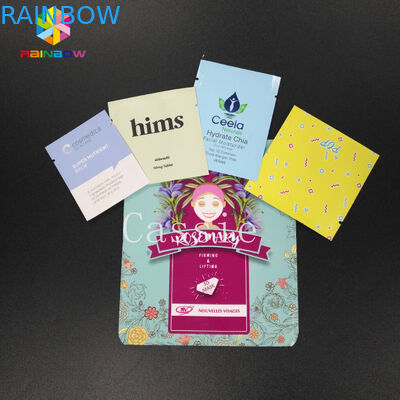 Сумки уплотнения собственной личности алюминиевой фольги пластиковые раскрывают верхнюю пестротканую небольшую упаковку хранения подарка