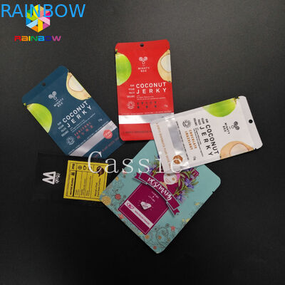 Штейновые пластиковые мешки упаковывая хранение образца пластикового алюминиевого мешка Мылар мини с молнией