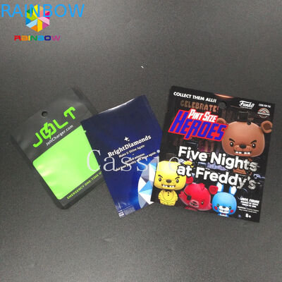 3 Зиплок загерметизированных сторонами стоят вверх упаковка маски лоснистого печатания мешков косметическая лицевая