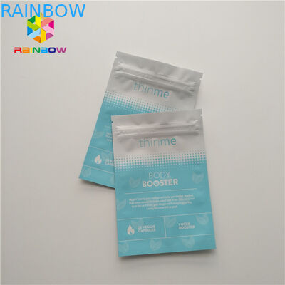 Мешки маски глаз стороны пластиковые упаковывая 3 загерметизированную сторонами поверхность плоской сумки лоснистую