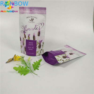 Изготовленный на заказ штейновый мешок фольги печатания упаковывая тело плоского дна Скруб сумка с молнией