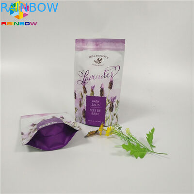 Изготовленный на заказ штейновый мешок фольги печатания упаковывая тело плоского дна Скруб сумка с молнией