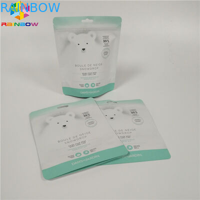 Верхняя часть молнии стоит вверх тело алюминиевой фольги соли для принятия ванны мешка фольги упаковывая Скруб сумки