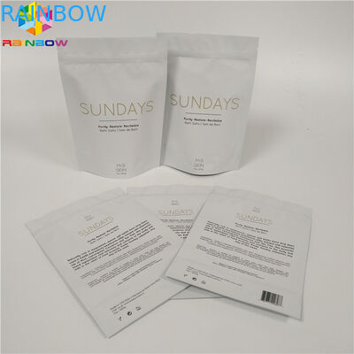 Верхняя часть молнии стоит вверх тело алюминиевой фольги соли для принятия ванны мешка фольги упаковывая Скруб сумки