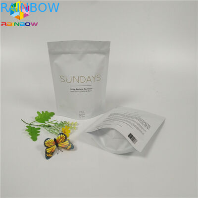 Верхняя часть молнии стоит вверх тело алюминиевой фольги соли для принятия ванны мешка фольги упаковывая Скруб сумки