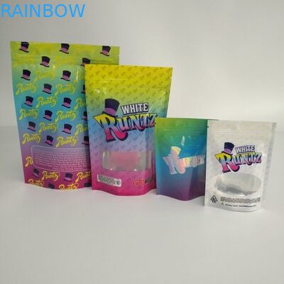 Подгонянный замок застежка-молнии Мылар полиэтиленового пакета штейнового травяного ладана упаковывая напечатанный цифров