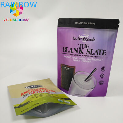 Фольга Ресеалабле сумки закуски упаковывая алюминиевая стоит вверх мешок замка застежка-молнии Дойпак