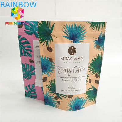 стойте вверх рунтц пакета еды сумки кофе сумок мешка молнии напечатанное таможней пластиковое упаковывая матовую лоснистую влагу