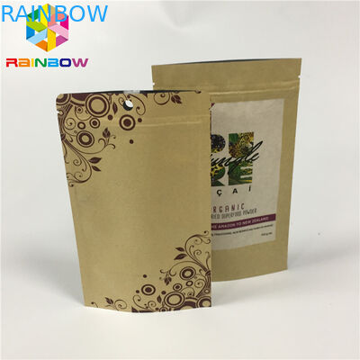 Бумага Крафт Зиплок стоит вверх стойка собственной личности алюминиевой фольги мешков влагостойкая для закуски гайки