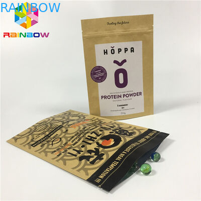 Бумага Крафт Зиплок стоит вверх стойка собственной личности алюминиевой фольги мешков влагостойкая для закуски гайки