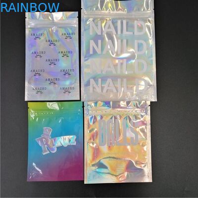 Напечатанный яркий блеск специи соли Пакаги мешка фольги патрона Вапе Шинны радужная сумка