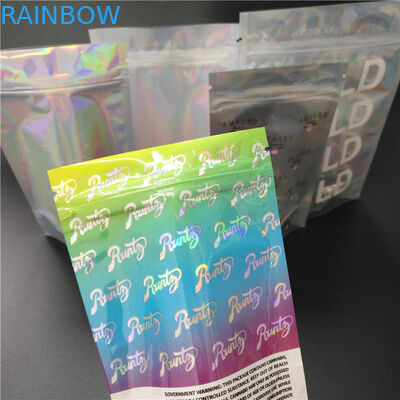 Напечатанный яркий блеск специи соли Пакаги мешка фольги патрона Вапе Шинны радужная сумка