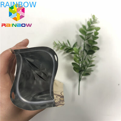 УЛЬТРАФИОЛЕТОВОЕ печатание 3 загерметизированных стороной бумажного мешка ремесла молнии для упаковки шоколадного батончика